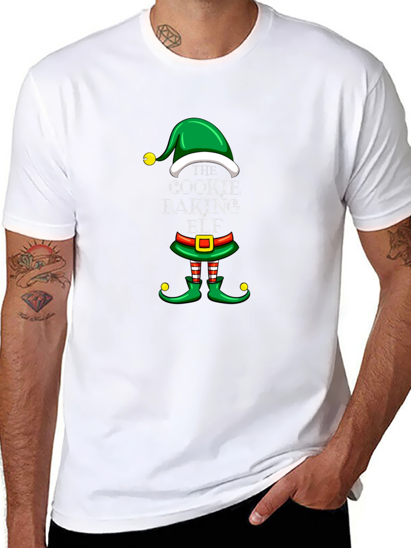Cookie Baking Elf Shirt - Festive Holiday Tee