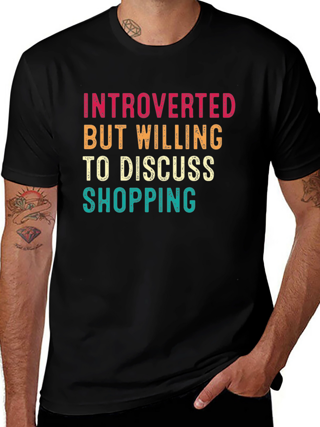 Introverted Shopping T-Shirt