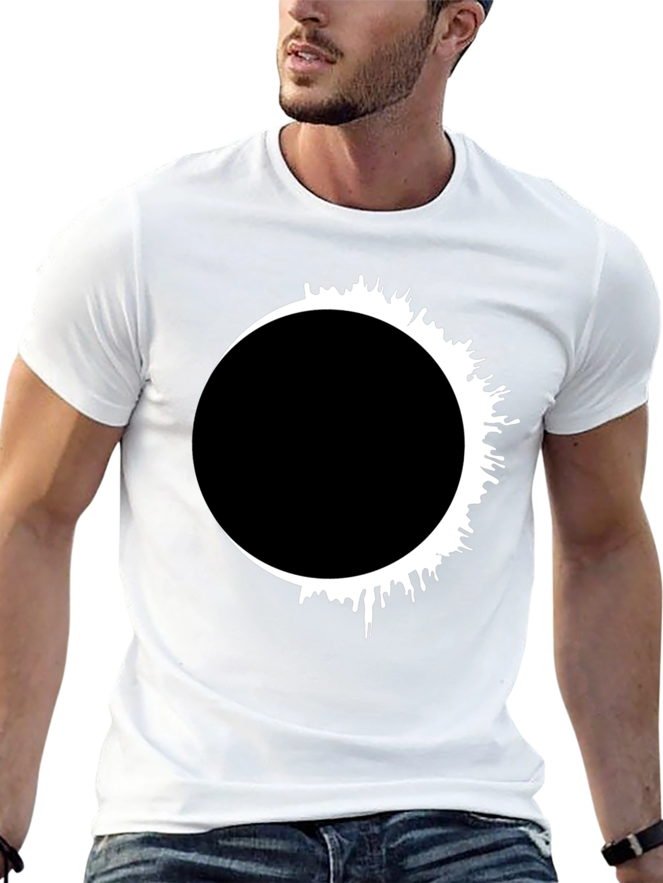 Eclipse Graphic Tee - Mens Black T-Shirt