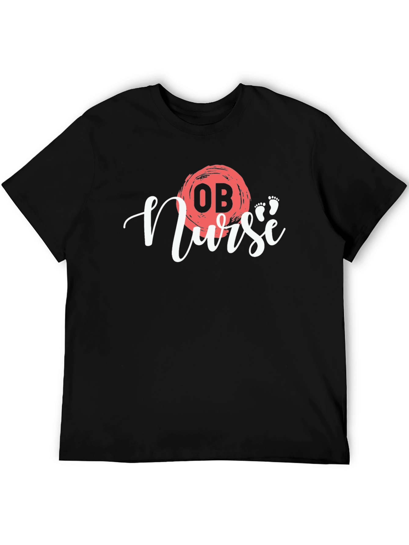 OB Nurse Graphic T-Shirt - Stylish Medical Apparel