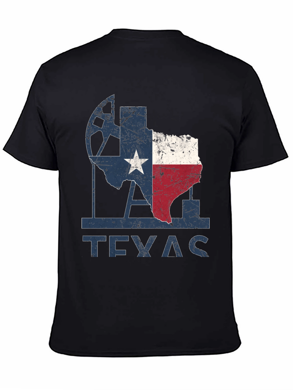 Texas Pride Graphic Tee - Distressed Design