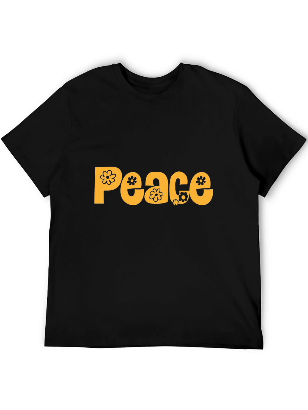 Peace Flower Power T-Shirt - Retro Style