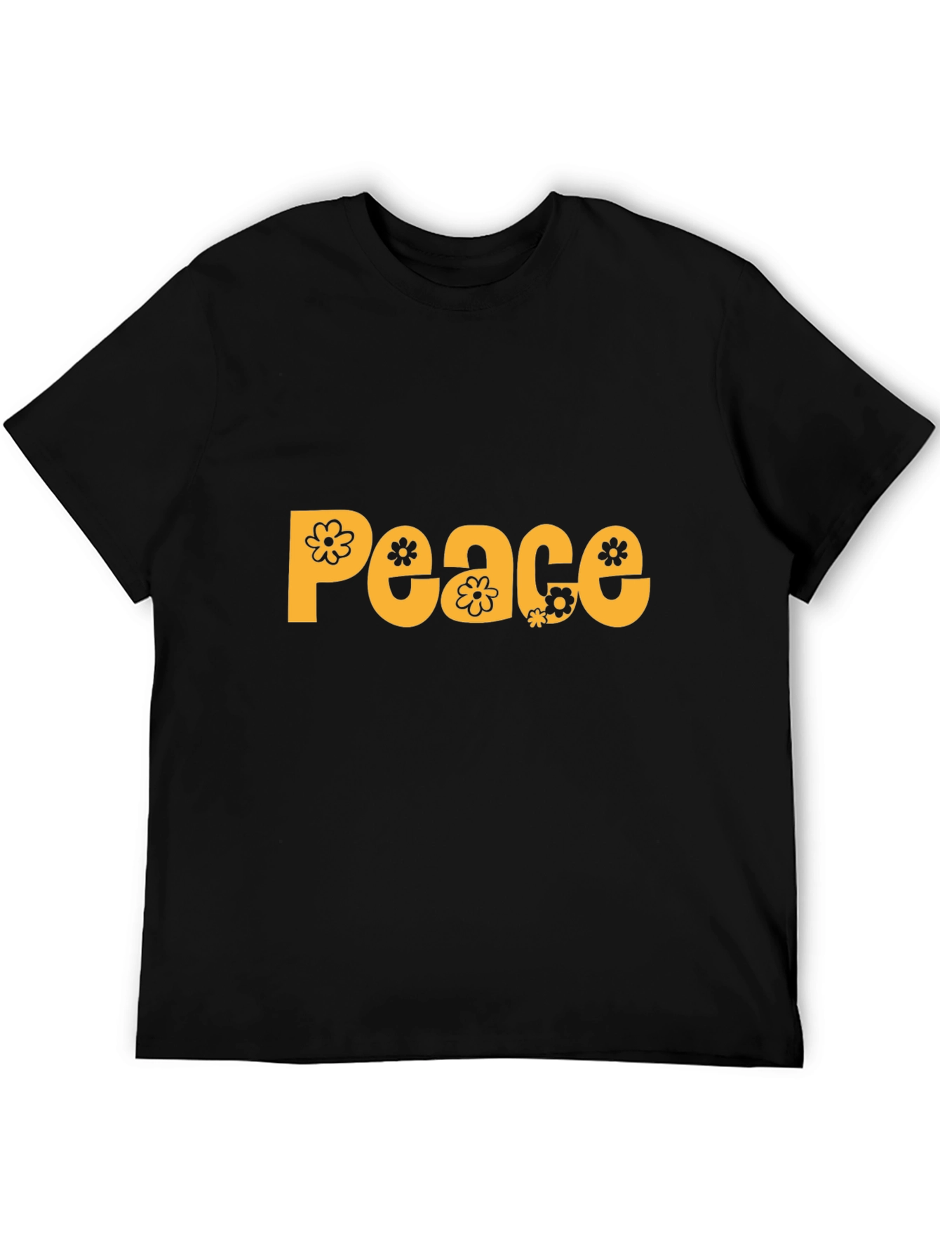 Peace Flower Power T-Shirt - Retro Style