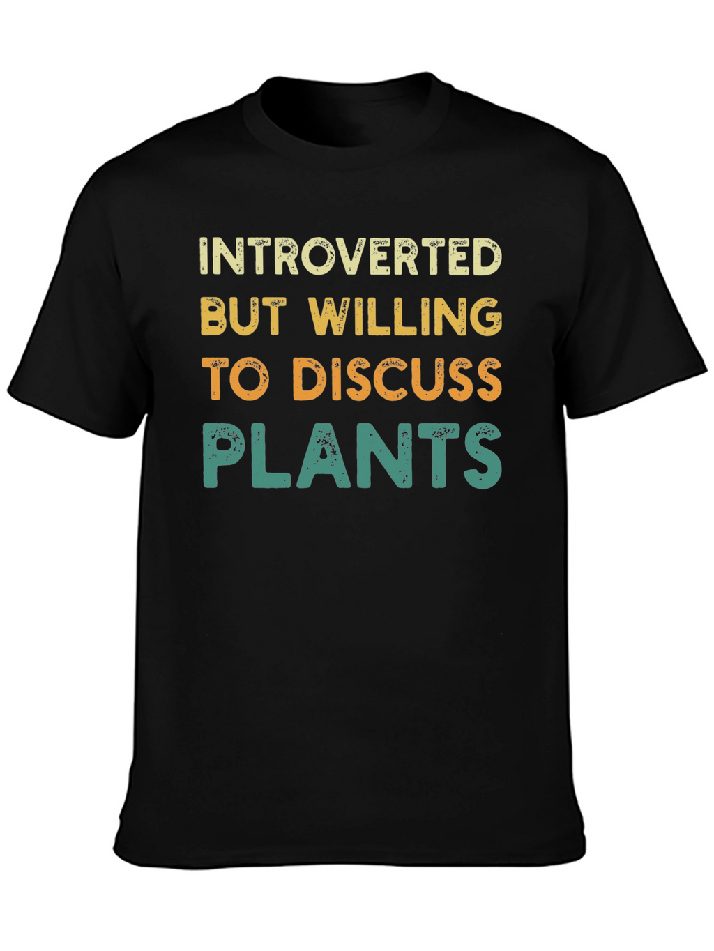 Introverted Plants Graphic T-Shirt