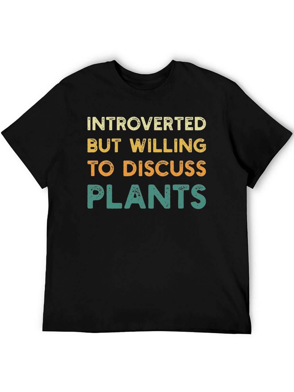 Introverted Plants Graphic T-Shirt