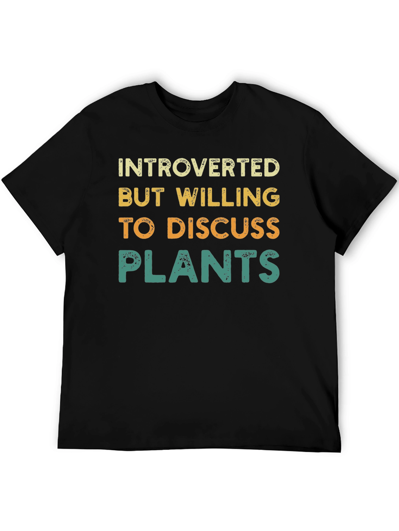 Introverted Plants Graphic T-Shirt