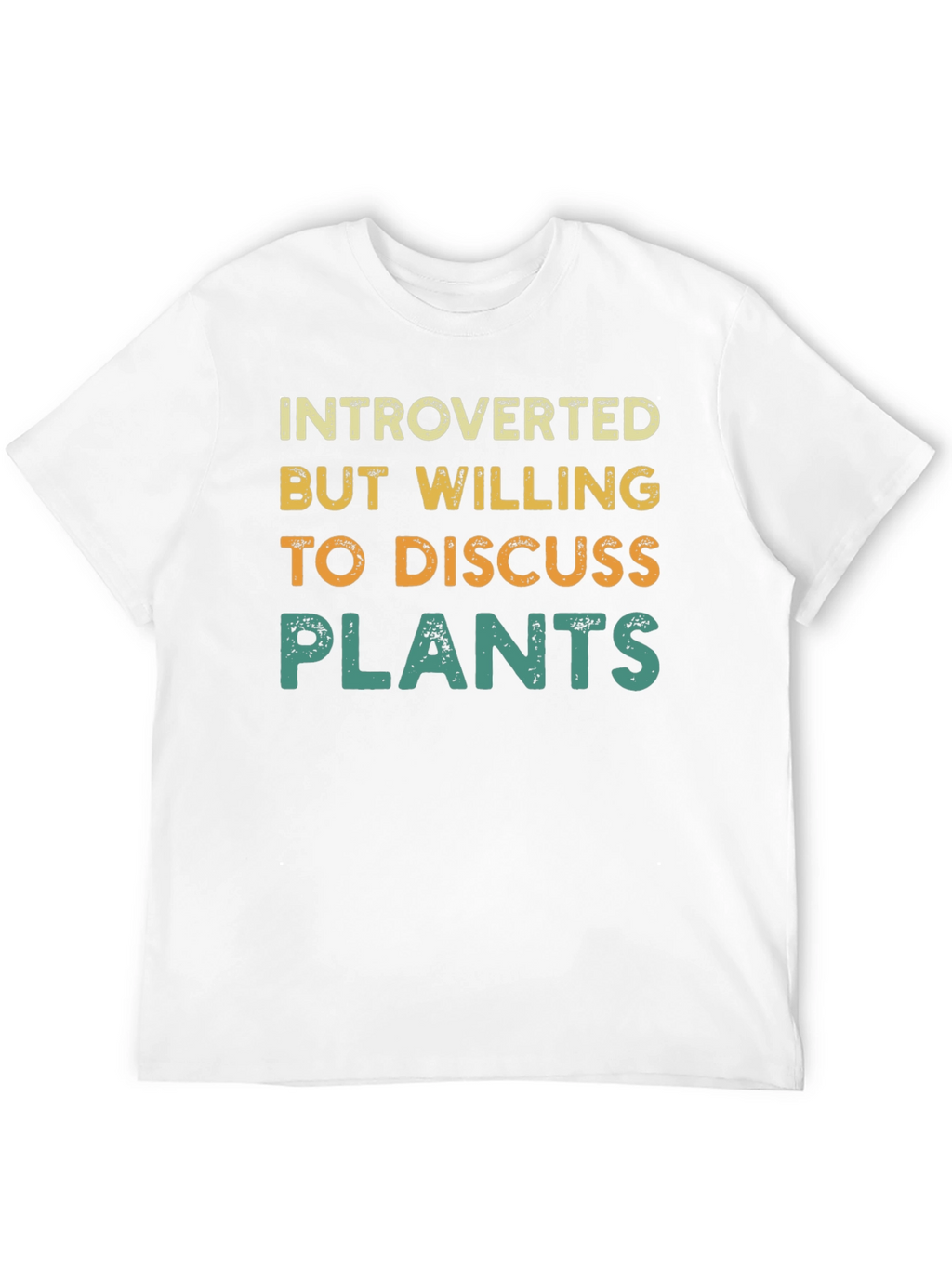Introverted Plants Graphic T-Shirt