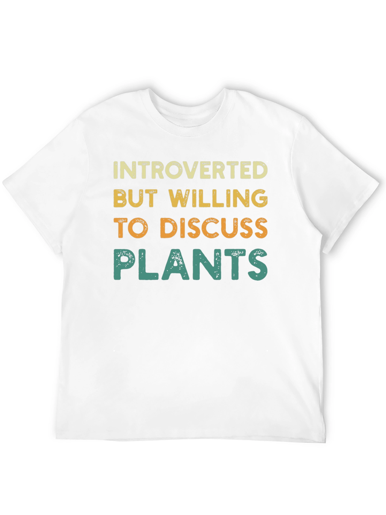 Introverted Plants Graphic T-Shirt