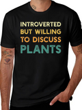 Introverted Plants Graphic T-Shirt