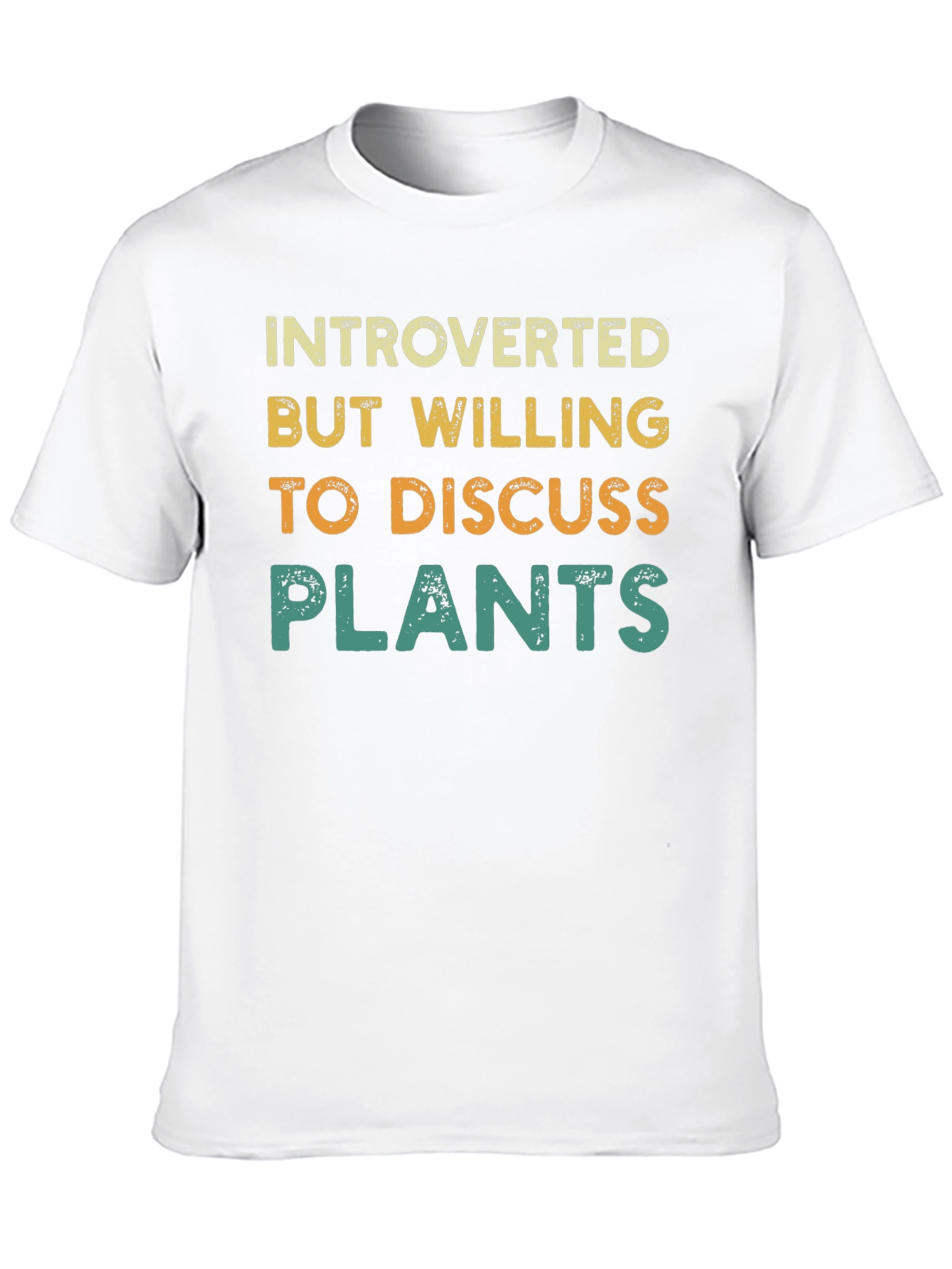 Introverted Plants Graphic T-Shirt