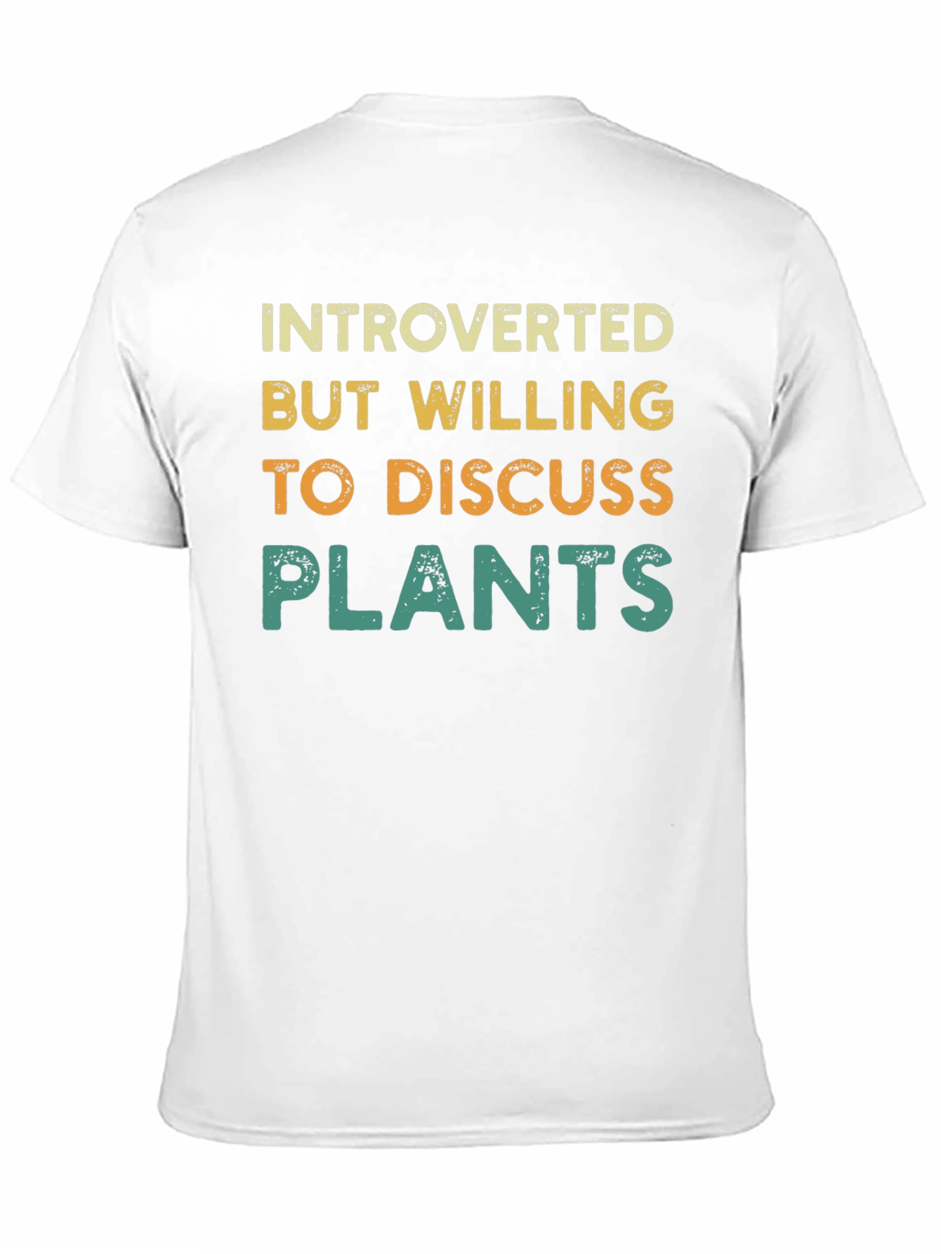 Introverted Plants Graphic T-Shirt