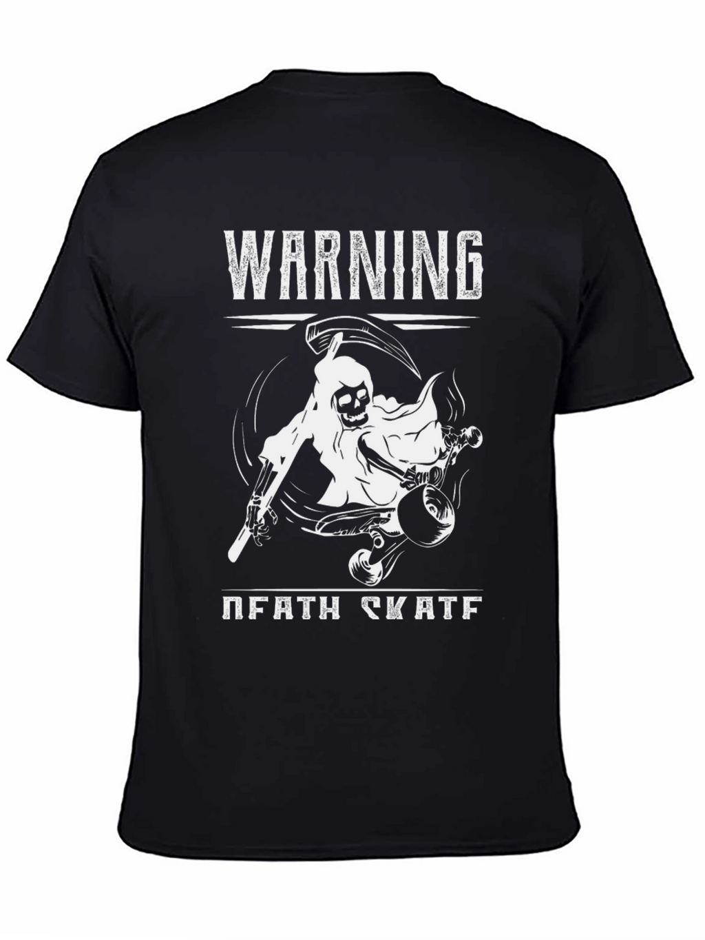 Death Skate T-Shirt - Grim Reaper Skateboard Tee