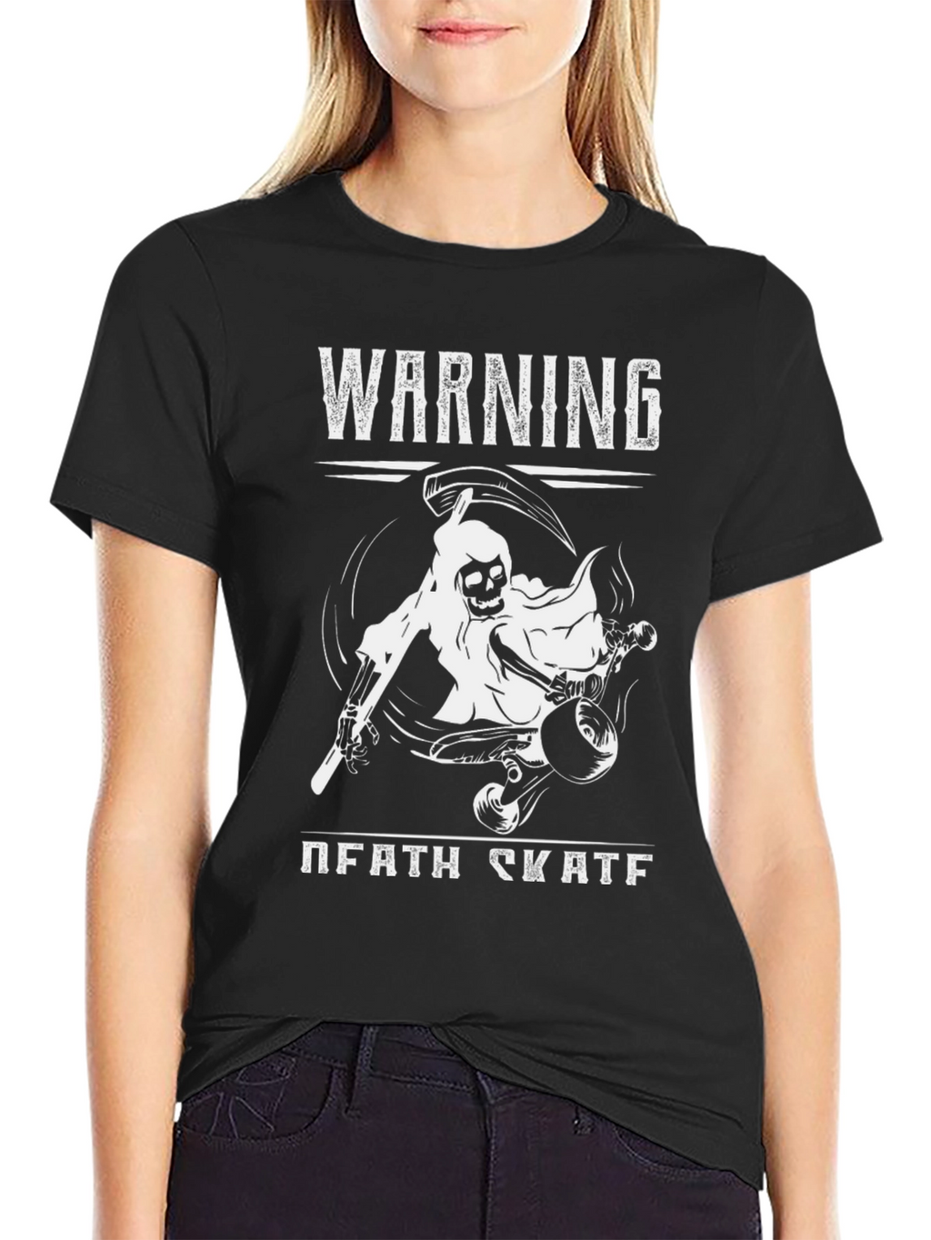 Death Skate T-Shirt - Grim Reaper Skateboard Tee