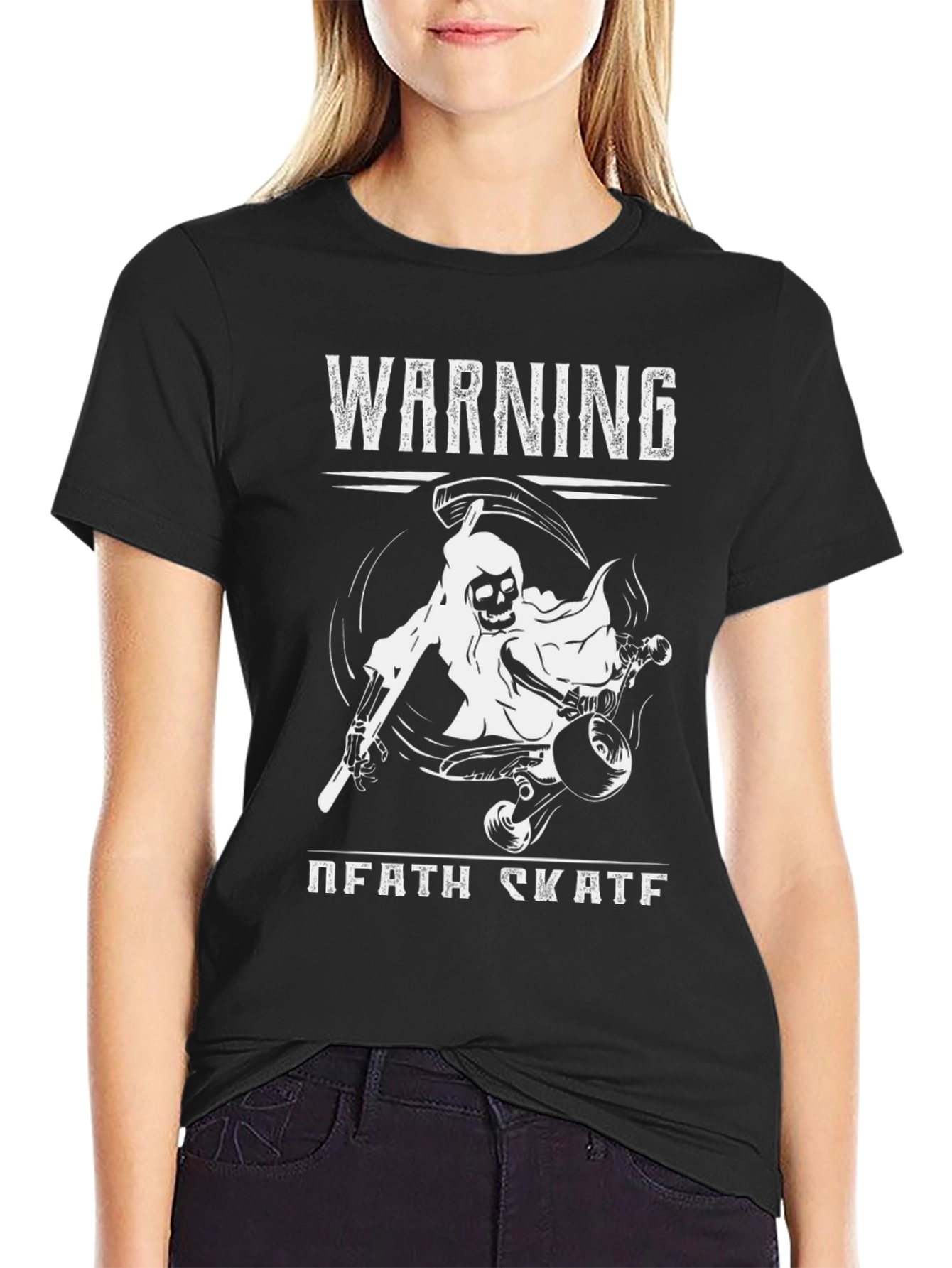 Death Skate T-Shirt - Grim Reaper Skateboard Tee