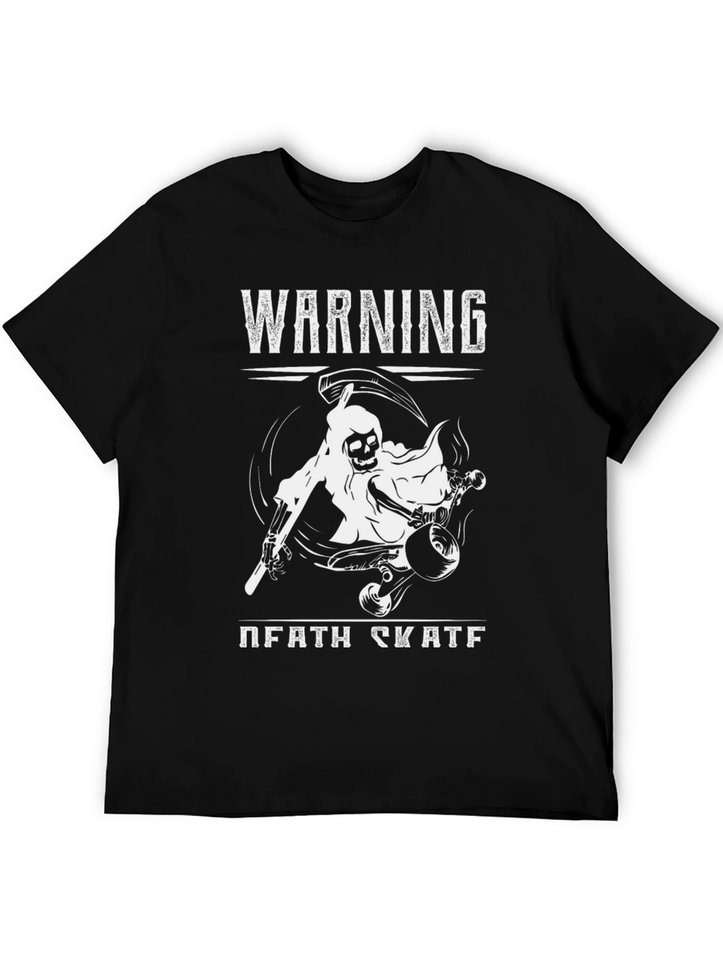 Death Skate T-Shirt - Grim Reaper Skateboard Tee