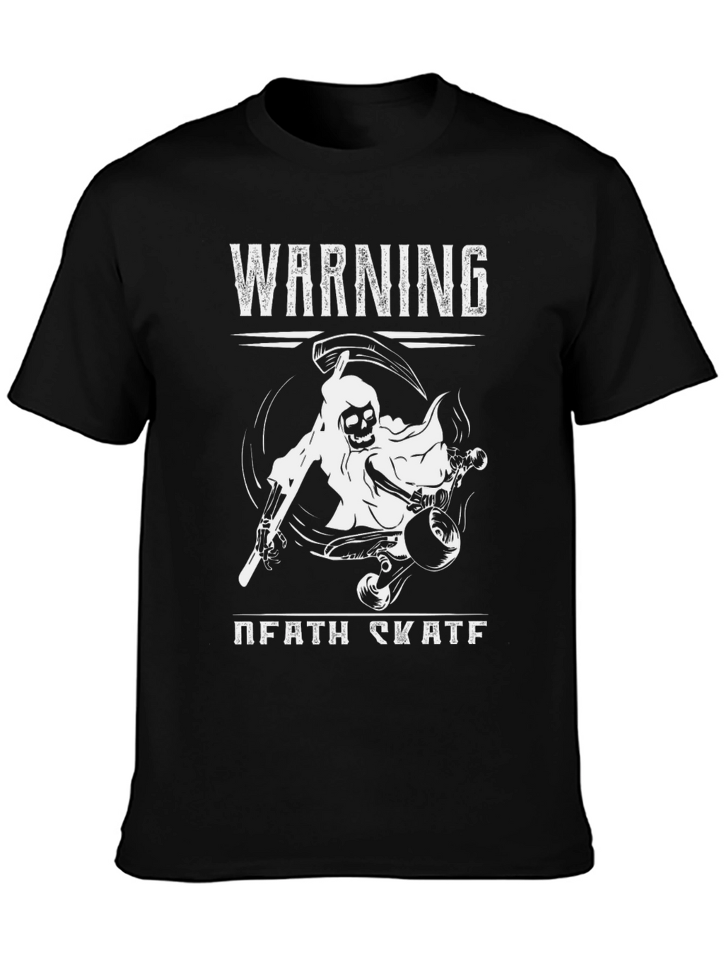 Death Skate T-Shirt - Grim Reaper Skateboard Tee