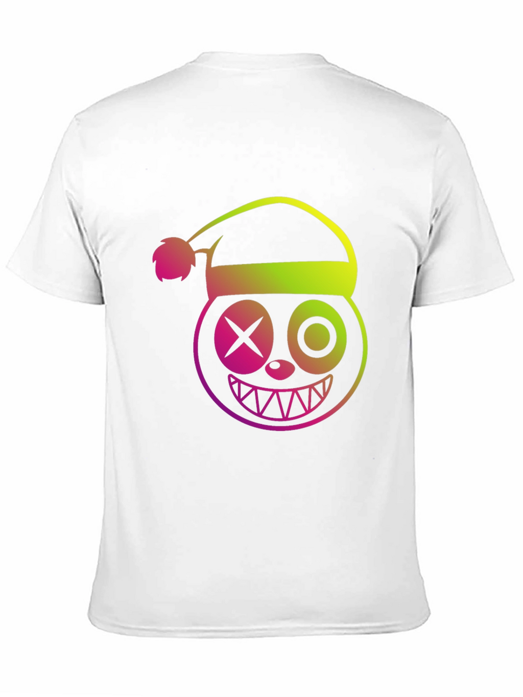 Crazy Christmas Santa Hat Graphic T-Shirt