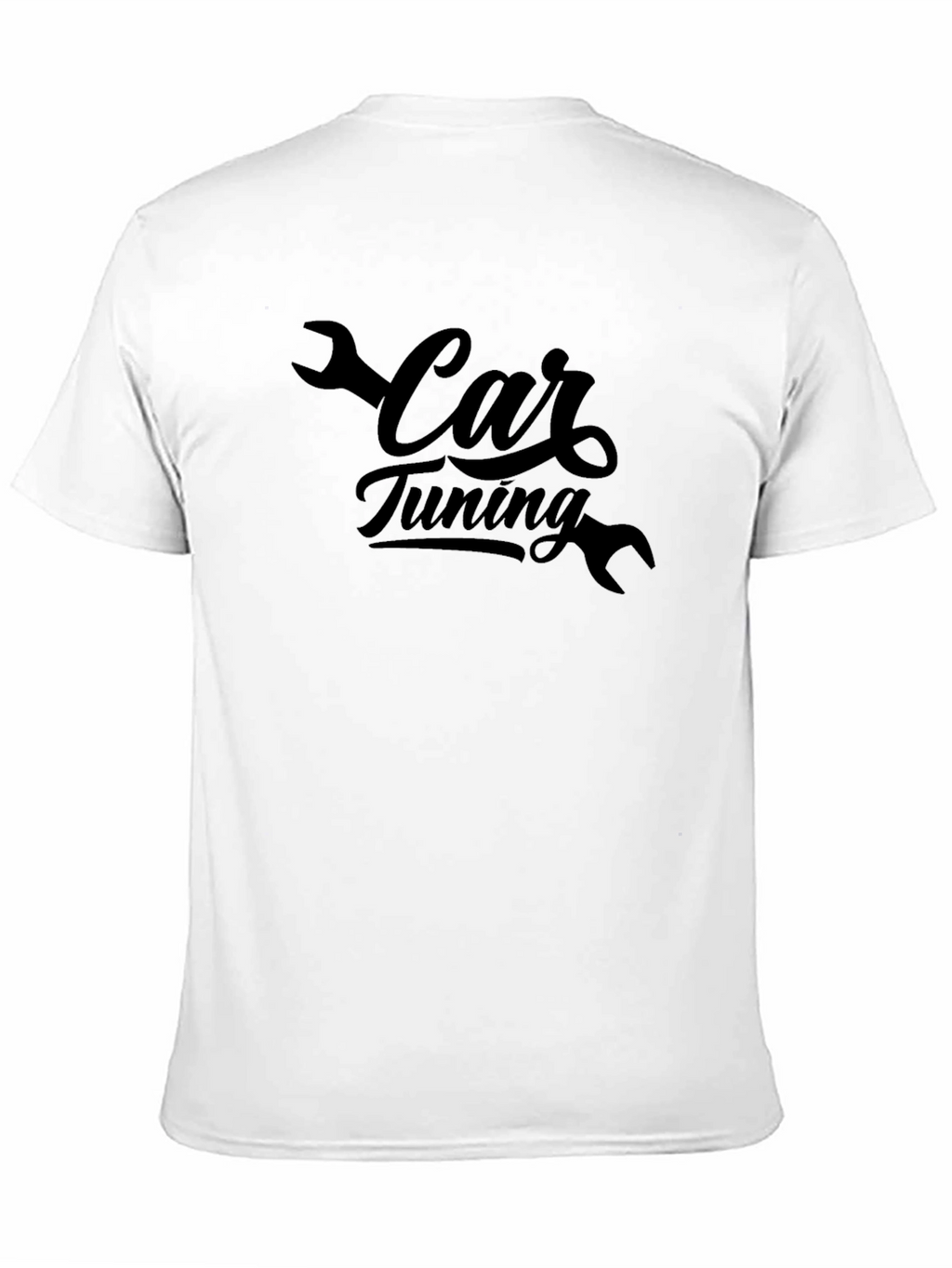 Car Tuning Black T-Shirt - Mechanic Style