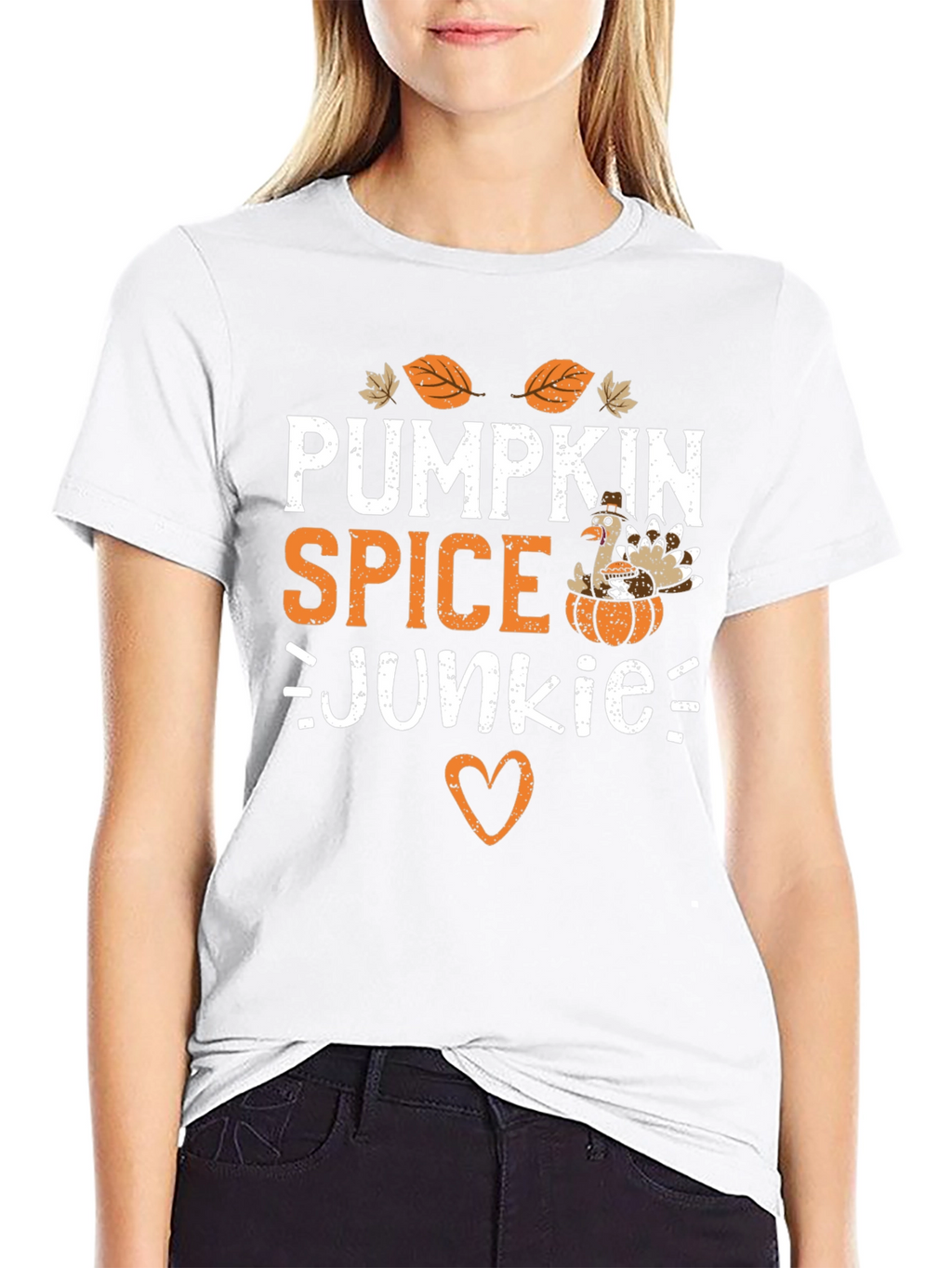 Pumpkin Spice Junkie T-Shirt Fall Thanksgiving Tee