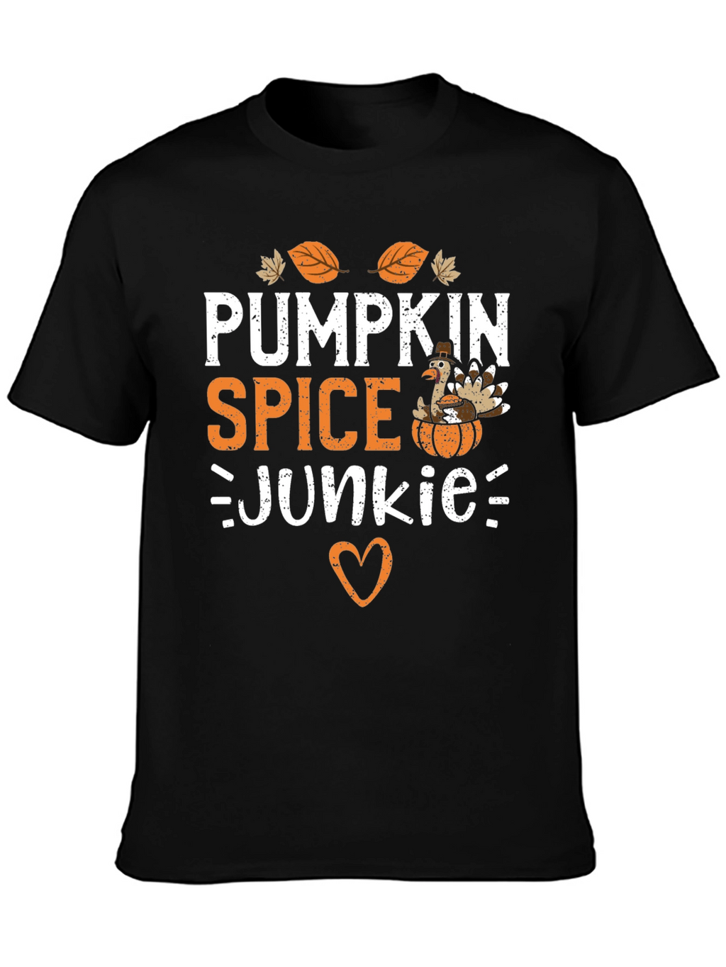Pumpkin Spice Junkie T-Shirt Fall Thanksgiving Tee
