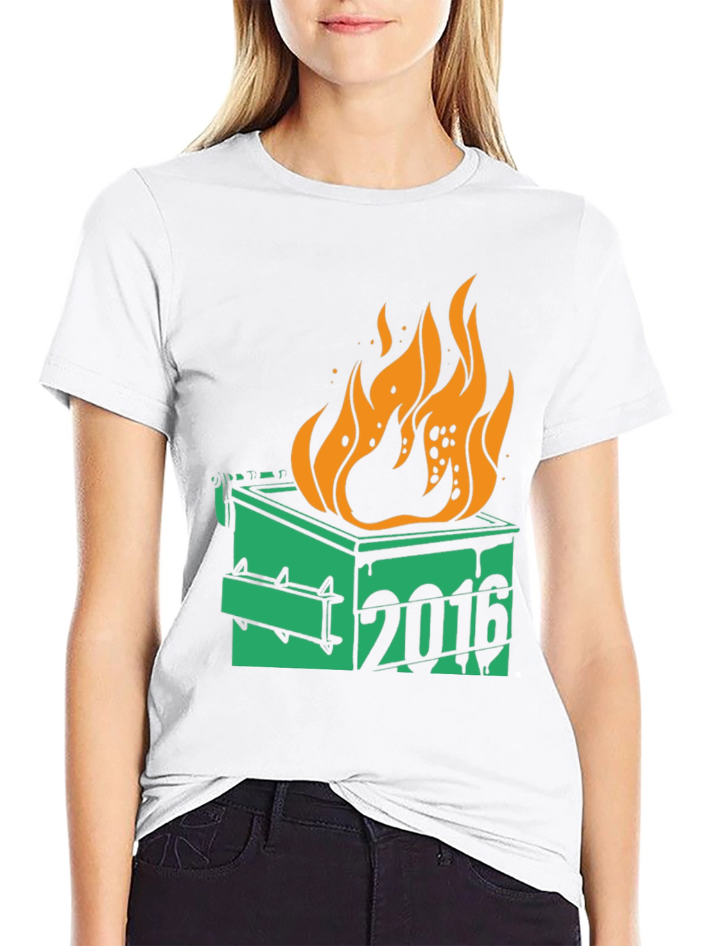 2016 Dumpster Fire Graphic T-Shirt