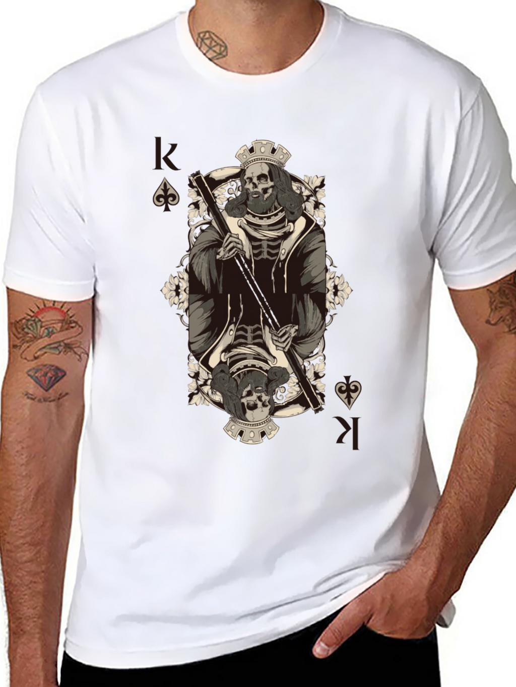 King of Spades Skeleton T-Shirt