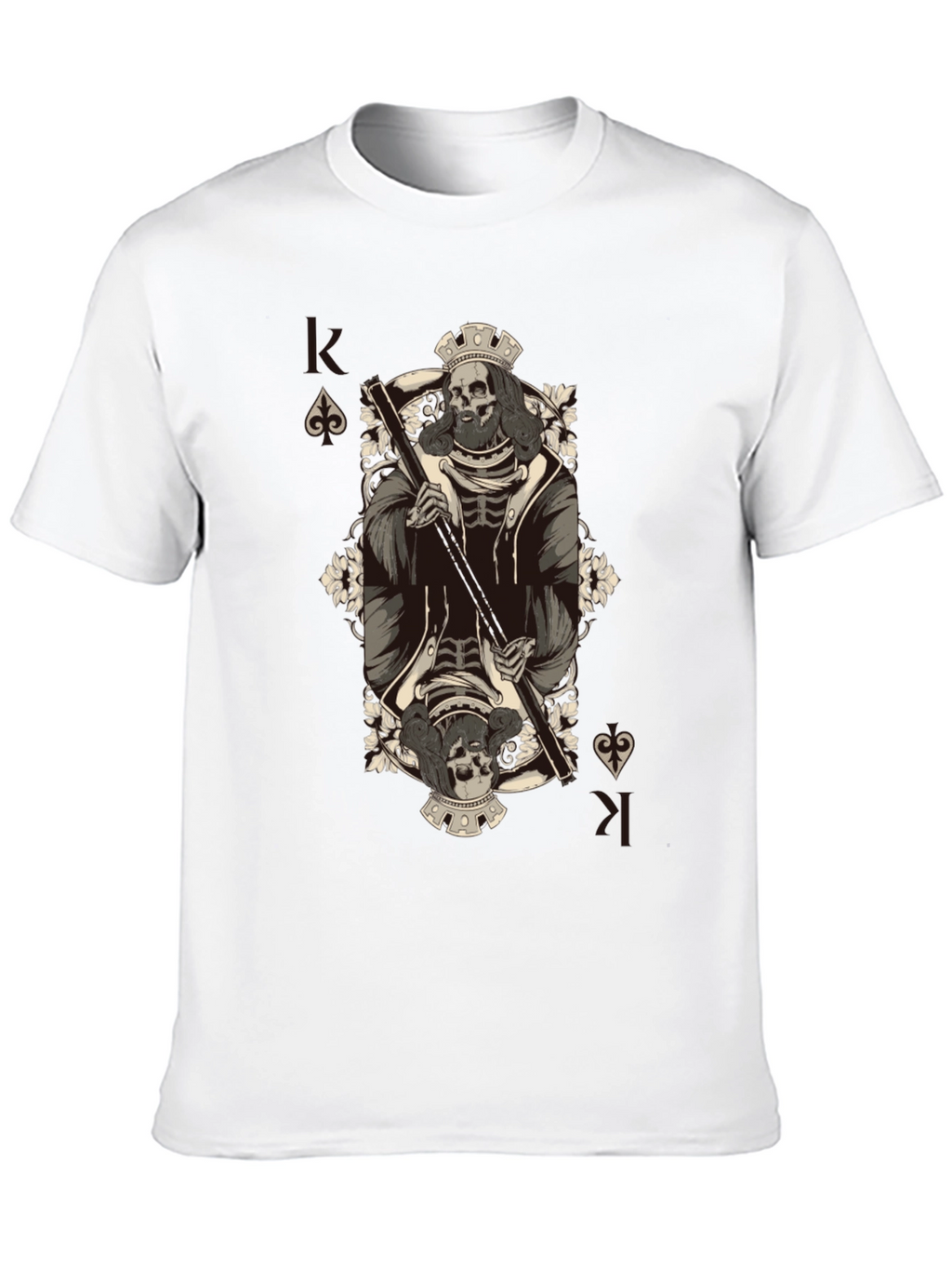 King of Spades Skeleton T-Shirt
