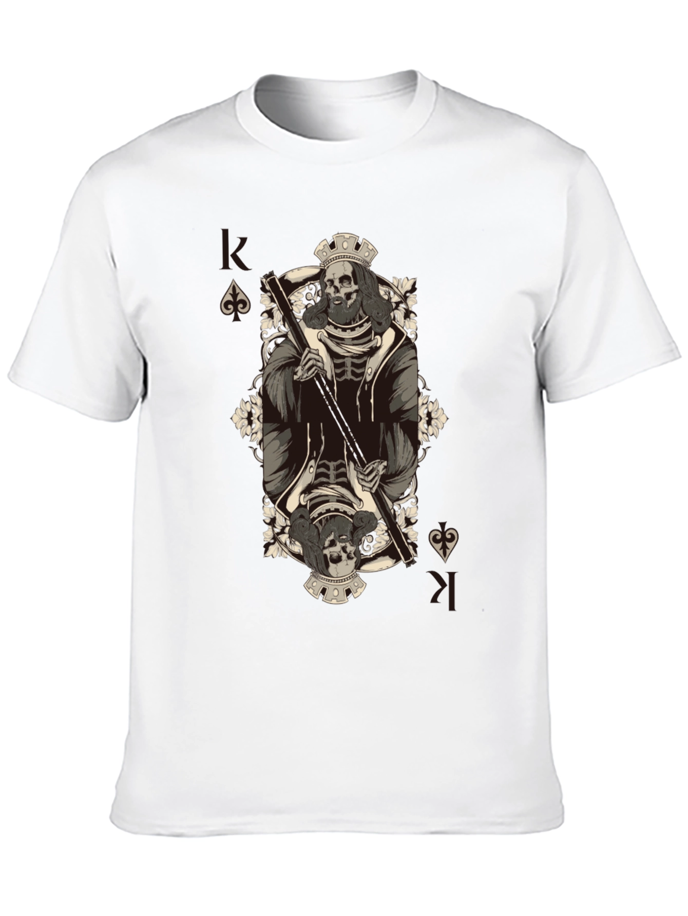 King of Spades Skeleton T-Shirt