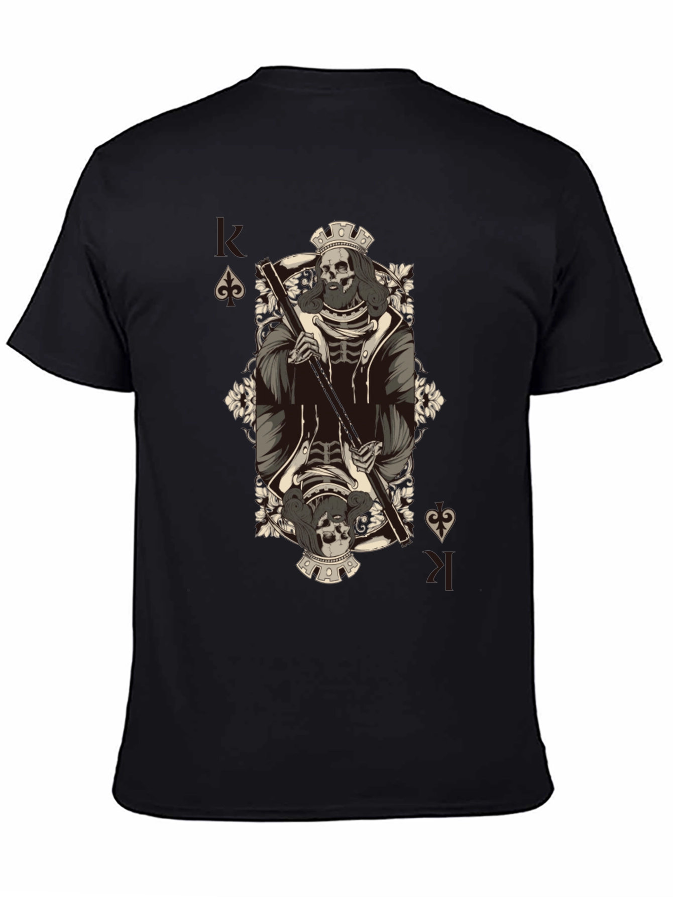 King of Spades Skeleton T-Shirt