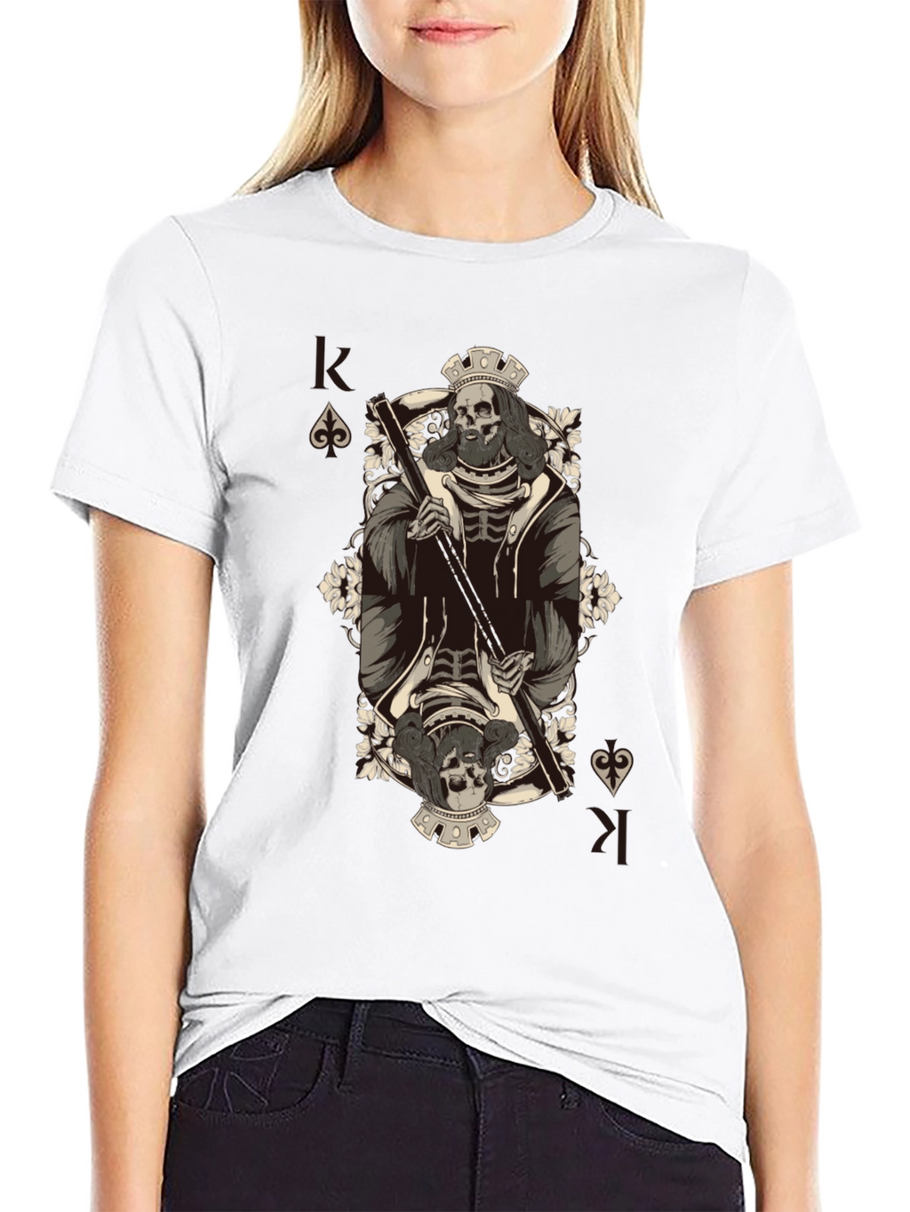 King of Spades Skeleton T-Shirt