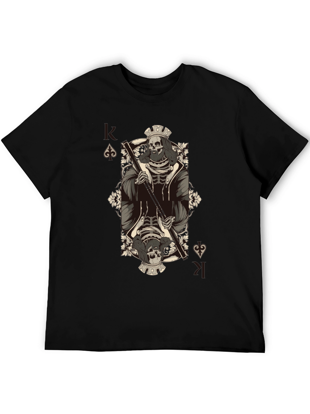 King of Spades Skeleton T-Shirt