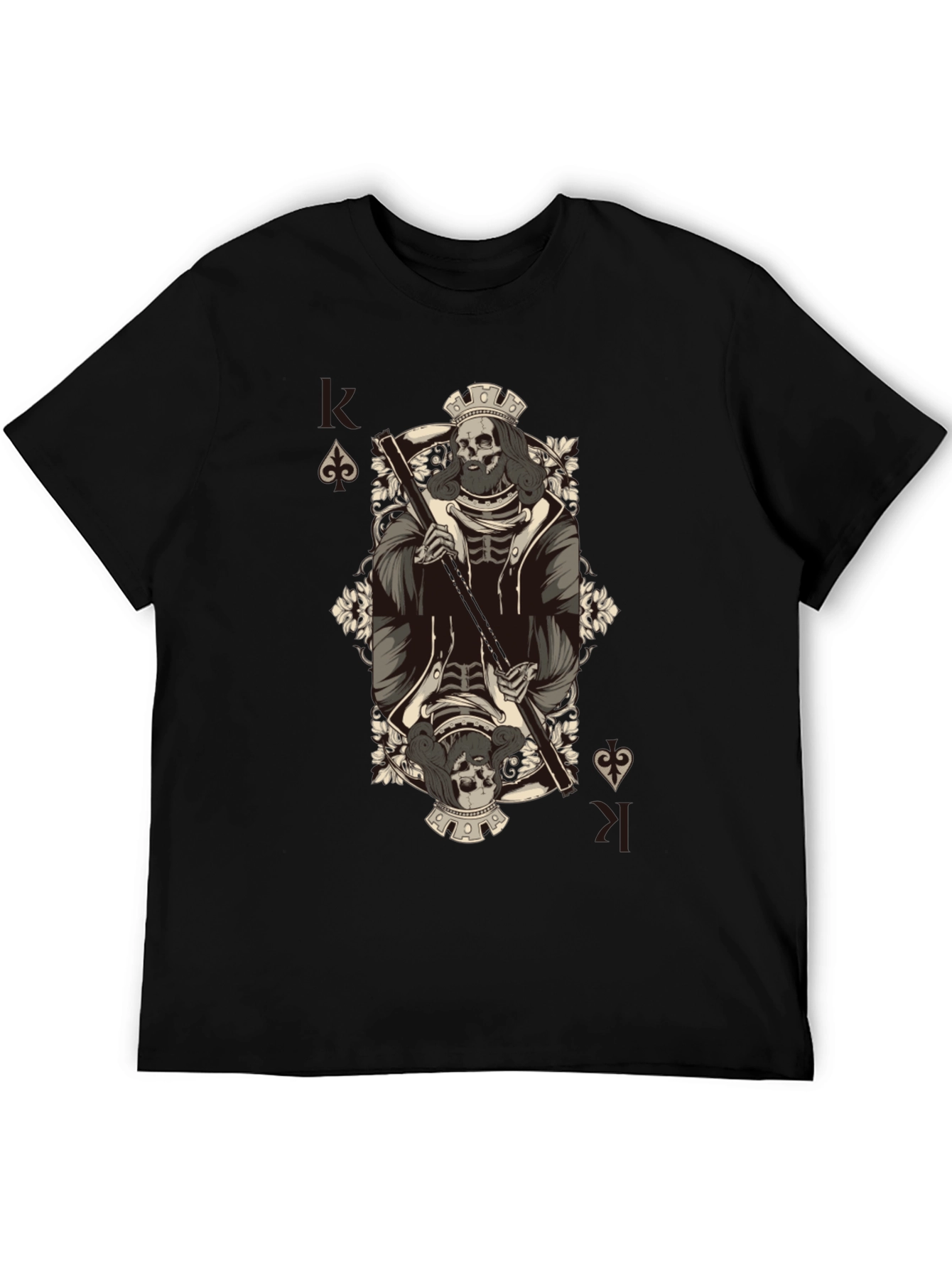 King of Spades Skeleton T-Shirt