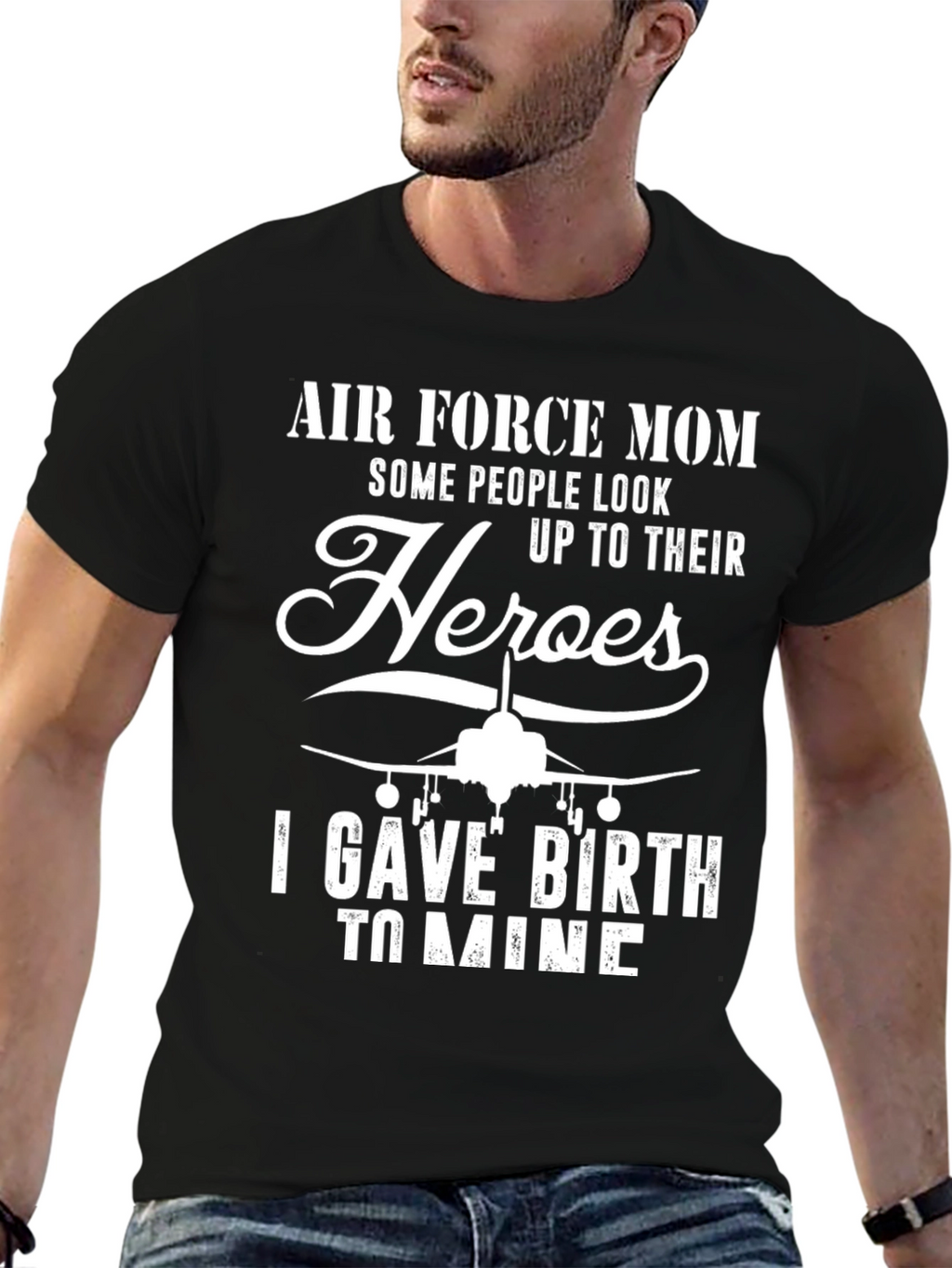 Air Force Mom Hero T-Shirt - Military Pride