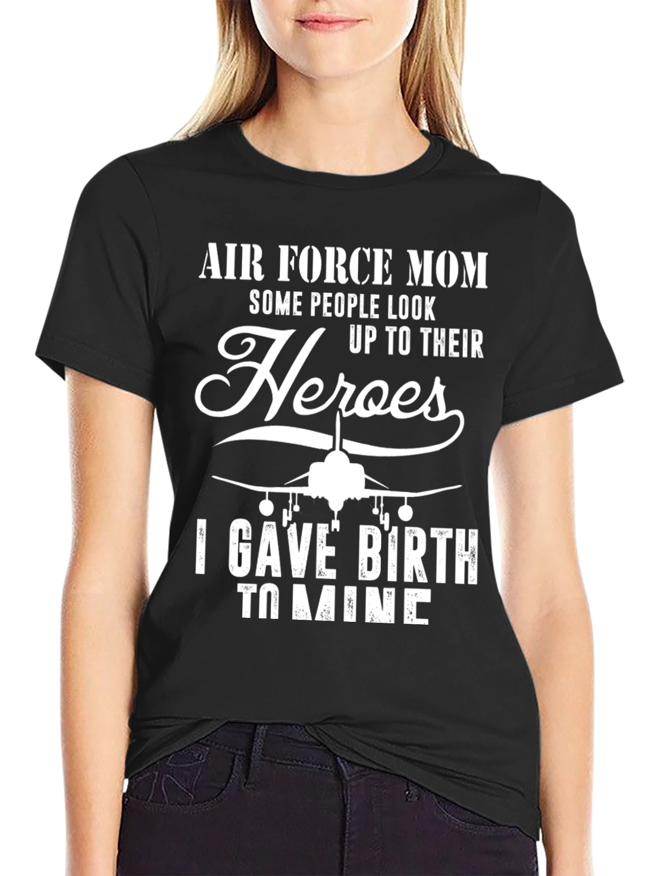 Air Force Mom Hero T-Shirt - Military Pride