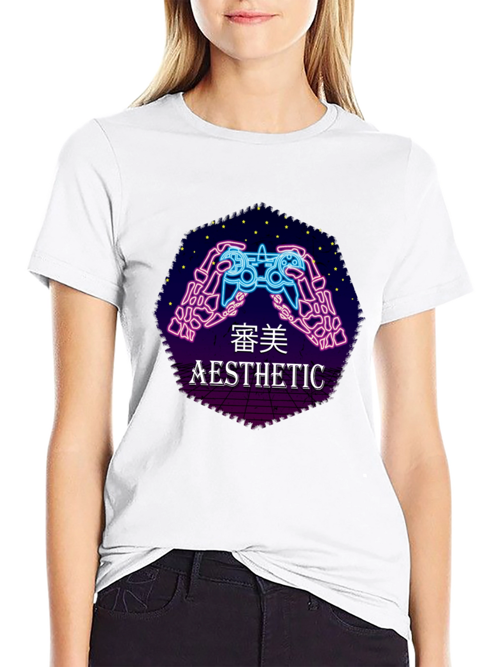 Aesthetic Gamer T-Shirt - Black