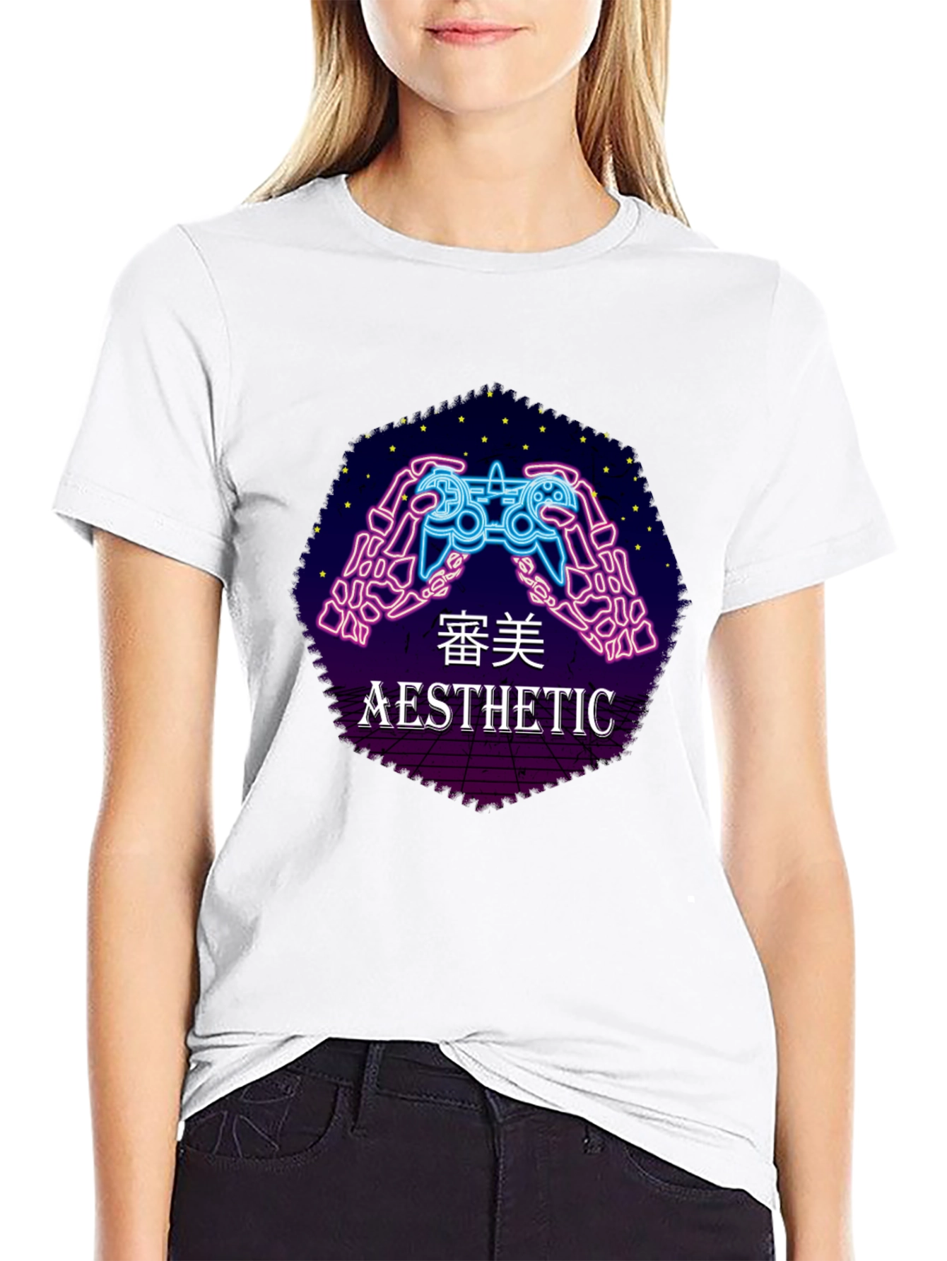 Aesthetic Gamer T-Shirt - Black