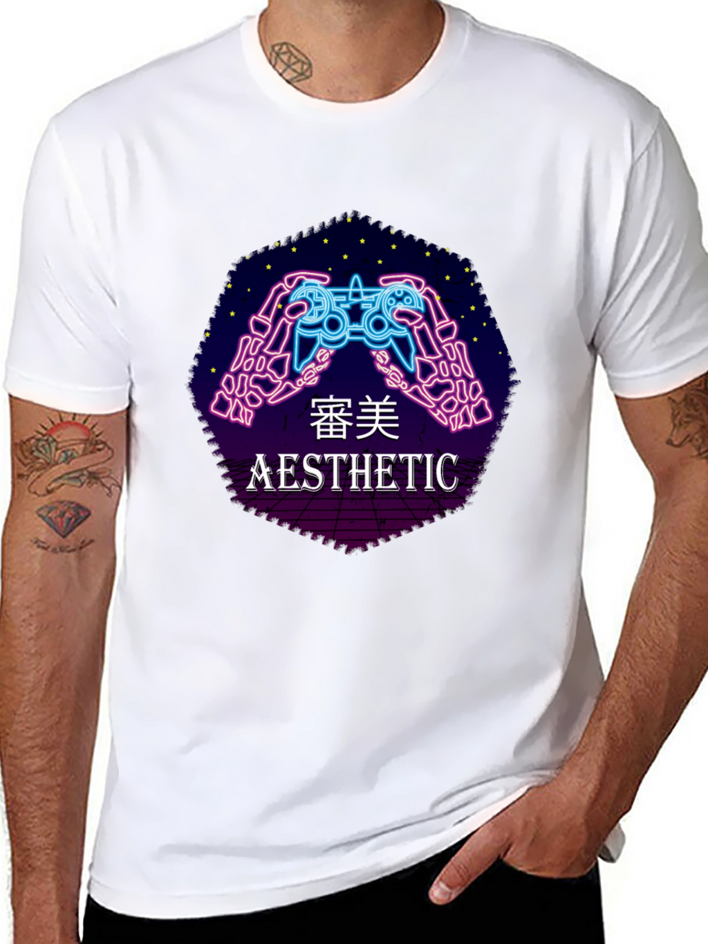 Aesthetic Gamer T-Shirt - Black