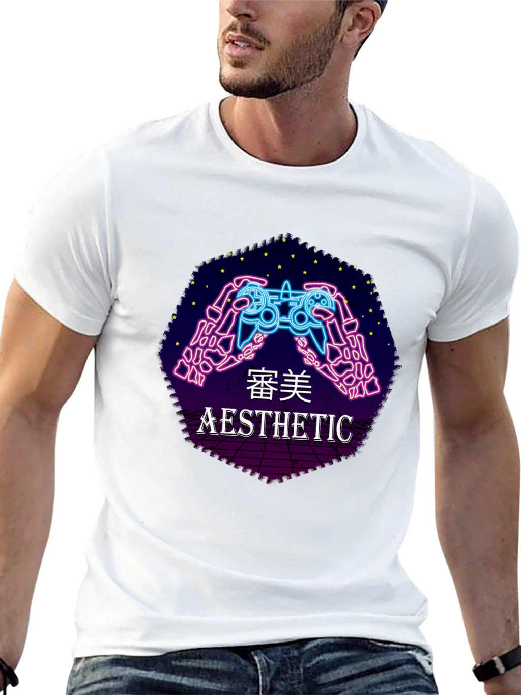 Aesthetic Gamer T-Shirt - Black