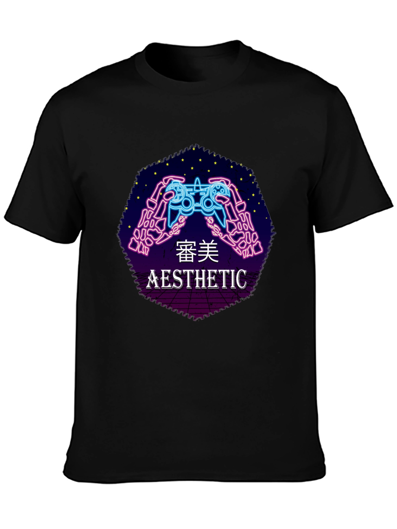 Aesthetic Gamer T-Shirt - Black