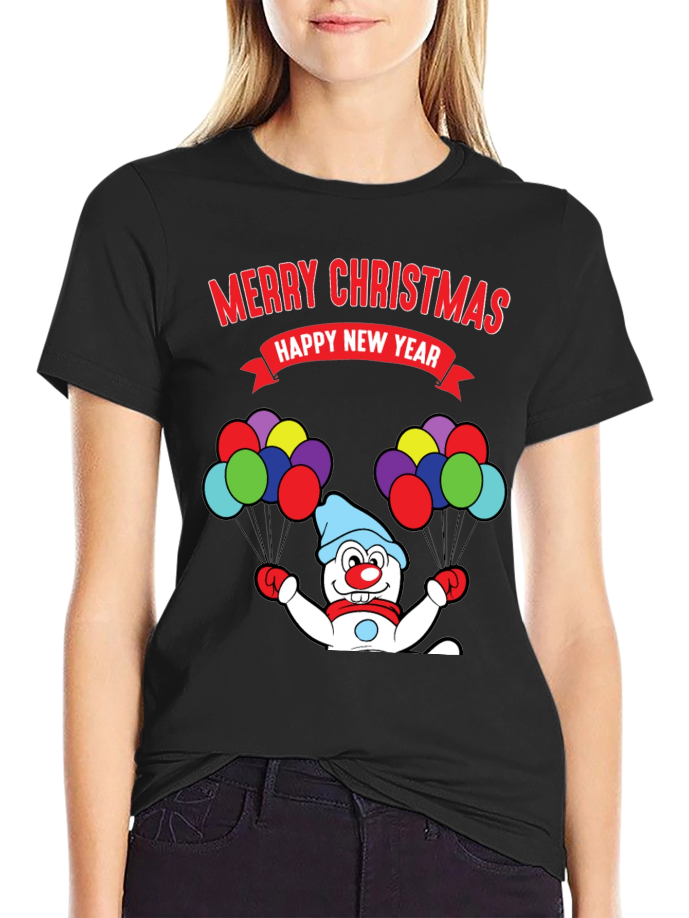 Merry Christmas Snowman T-Shirt