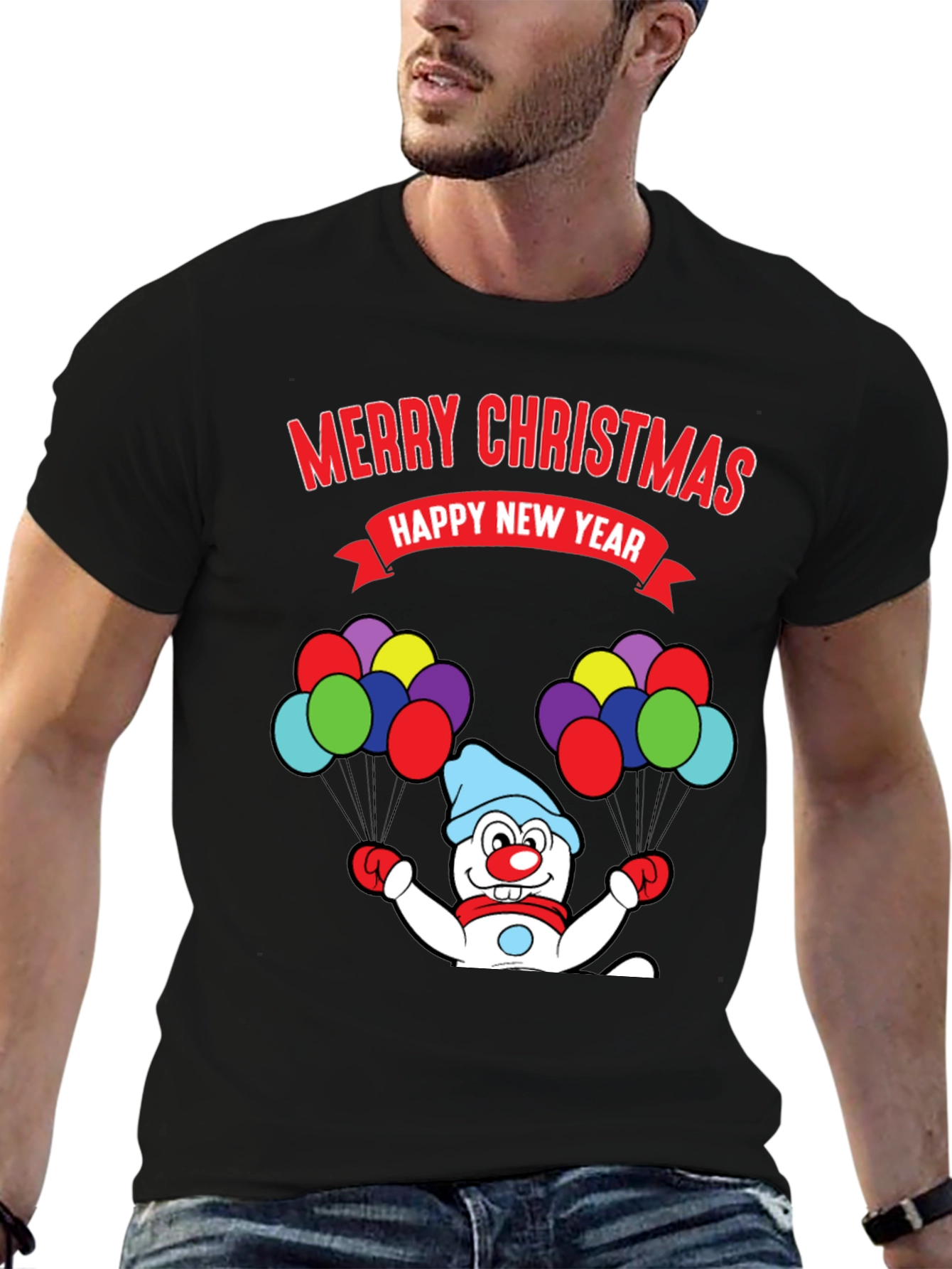 Merry Christmas Snowman T-Shirt