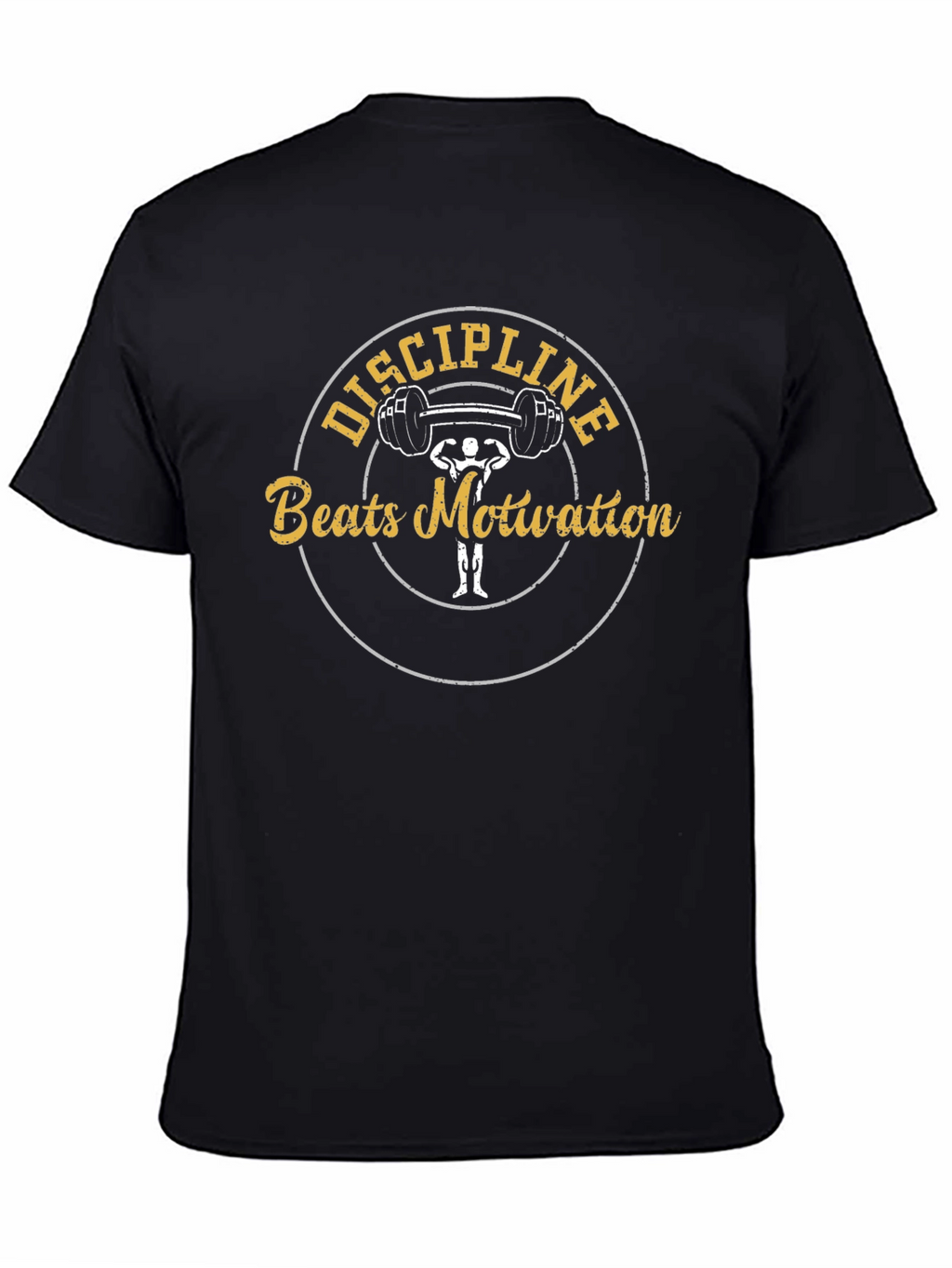 Discipline Beats Motivation Gym T-Shirt
