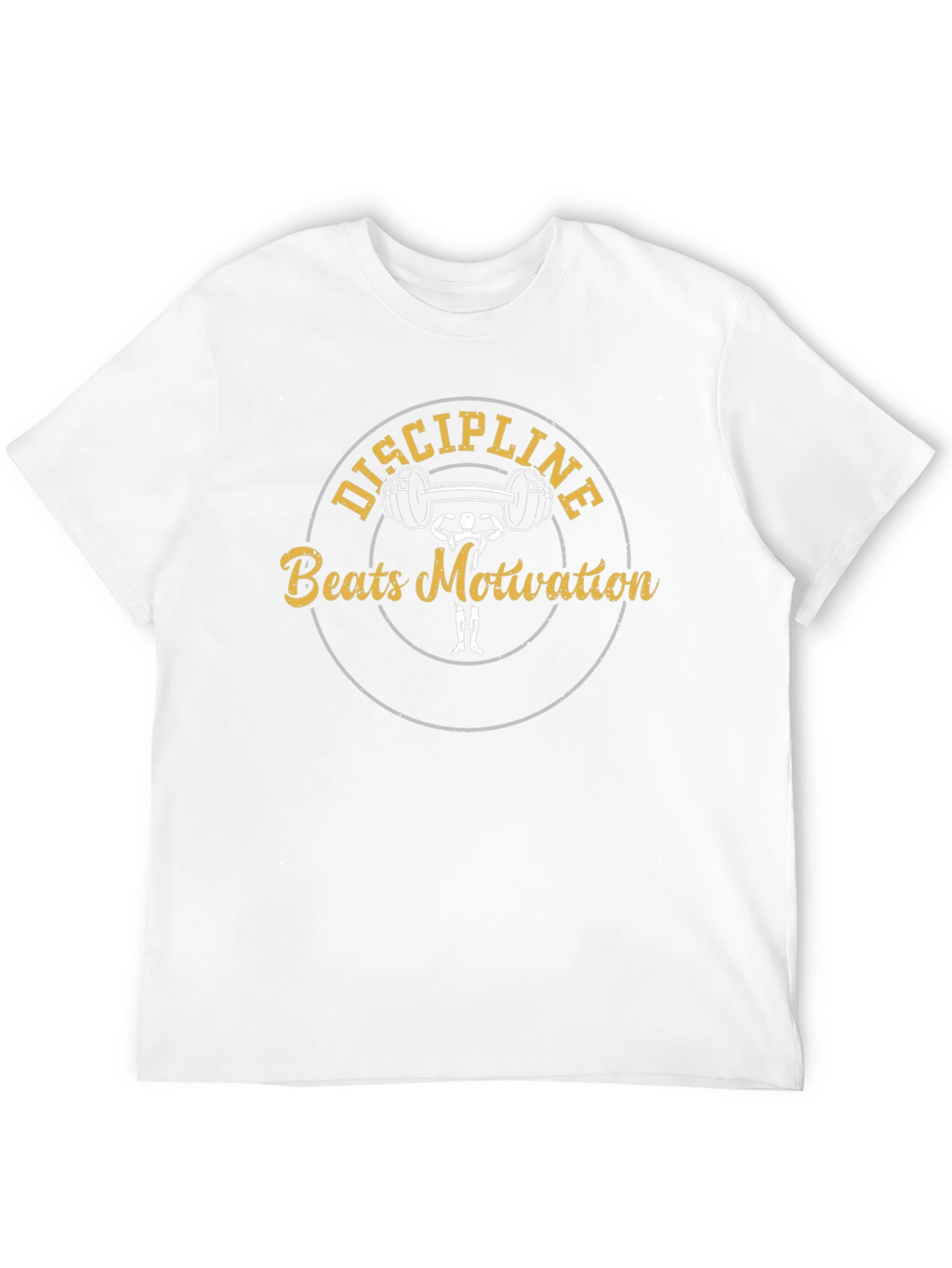 Discipline Beats Motivation Gym T-Shirt