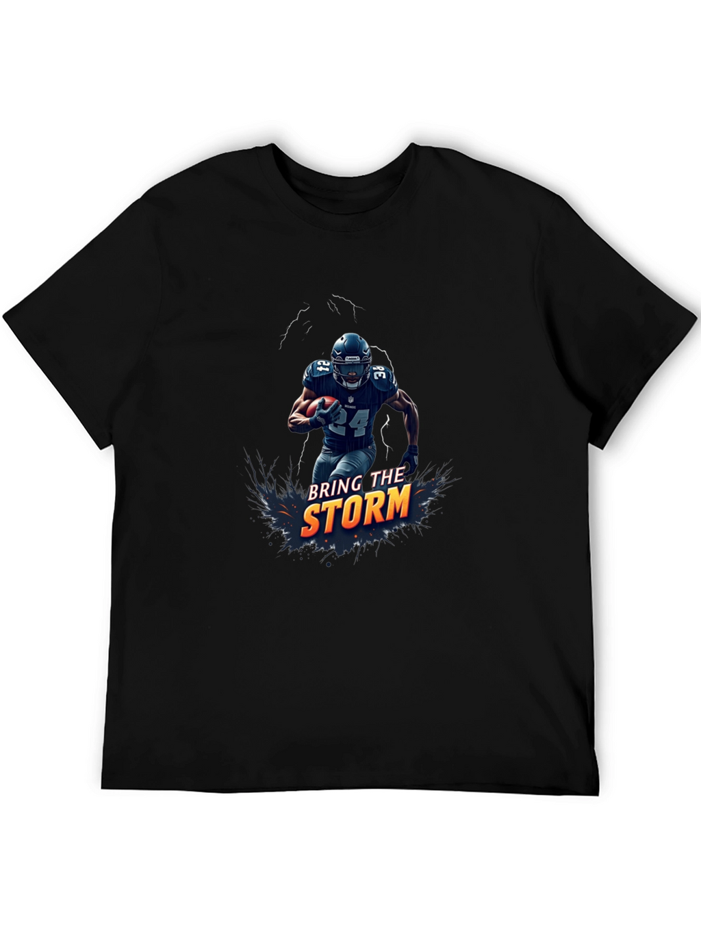 Bring The Storm Football Graphic T-Shirt