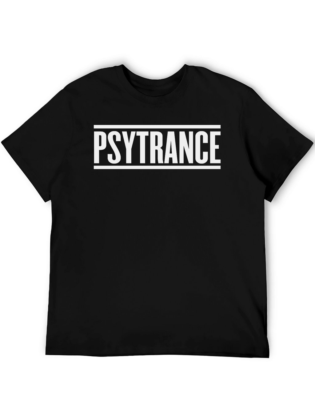 Psytrance Black Graphic Tee