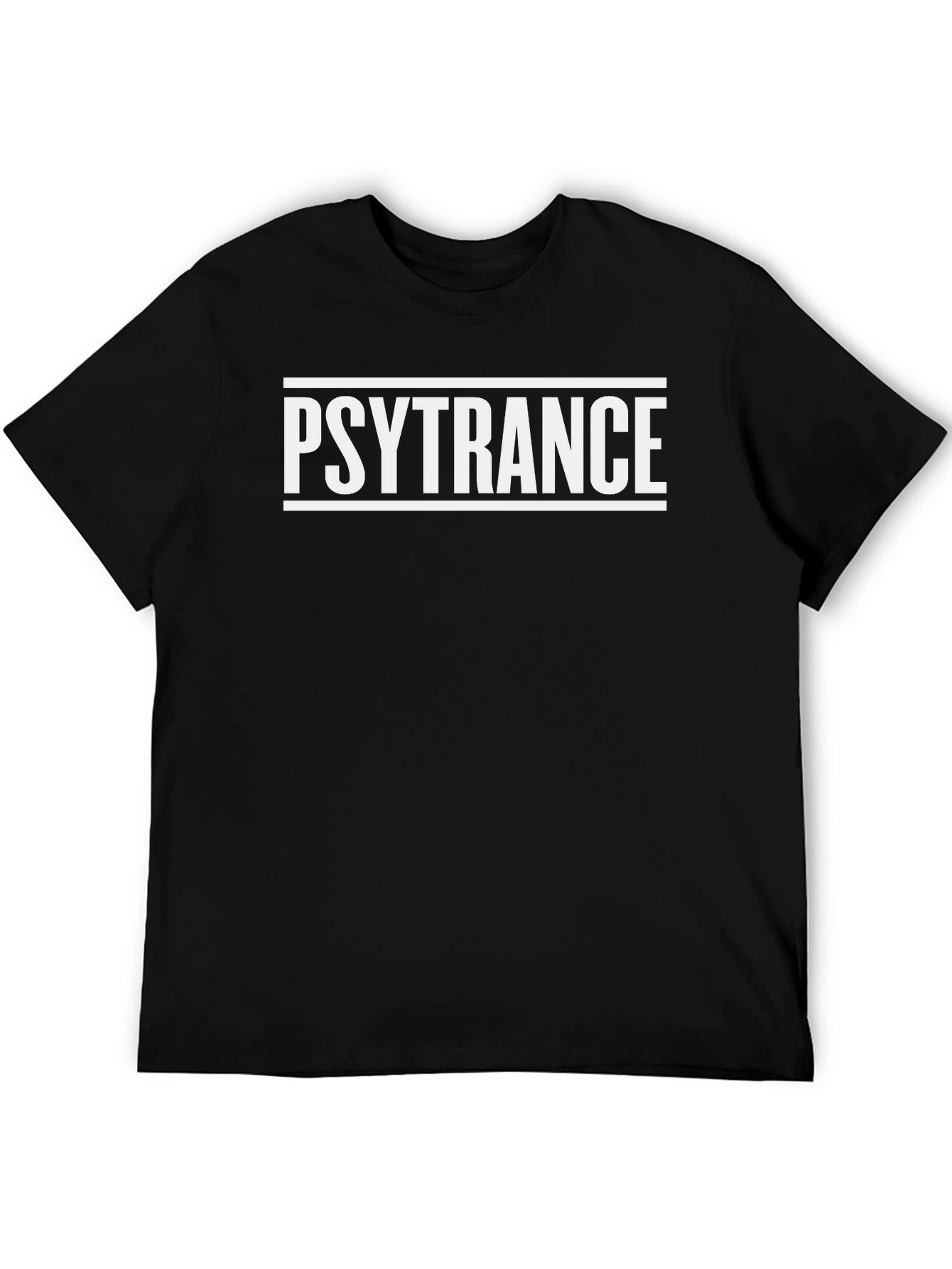 Psytrance Black Graphic Tee