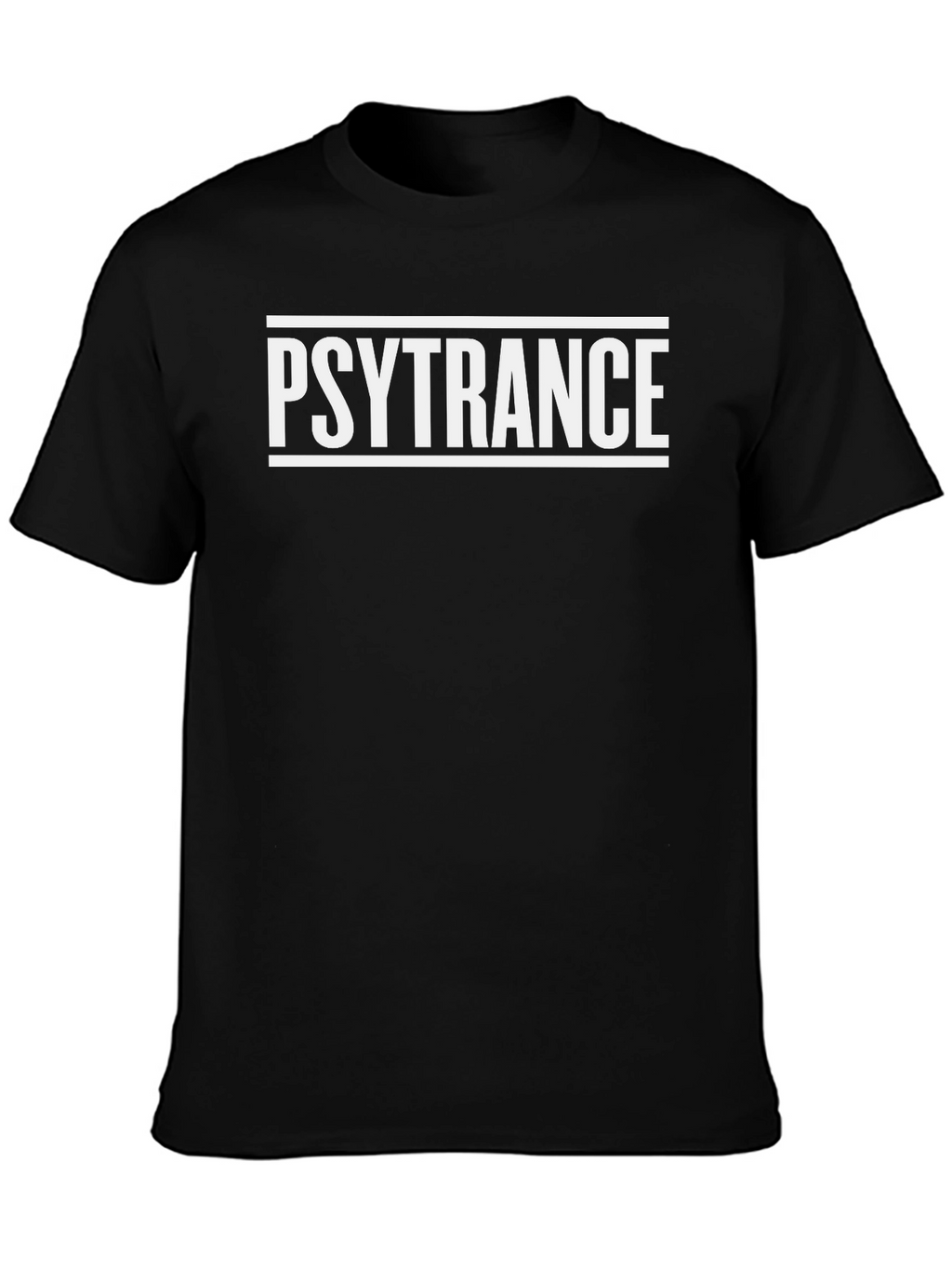 Psytrance Black Graphic Tee