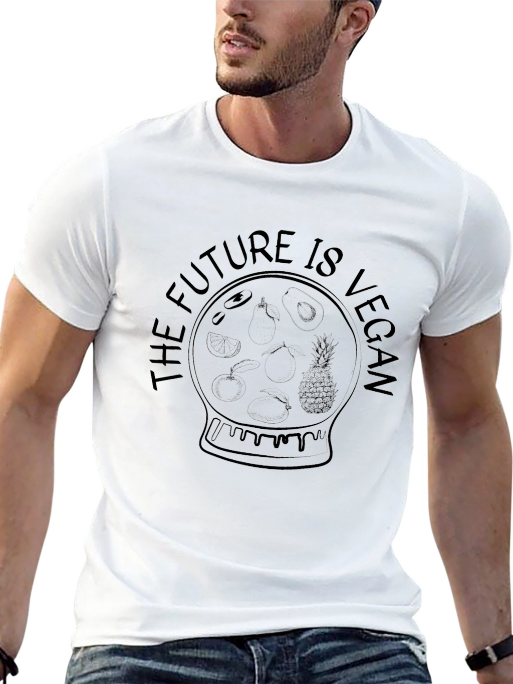 The Future Is Vegan Graphic T-Shirt