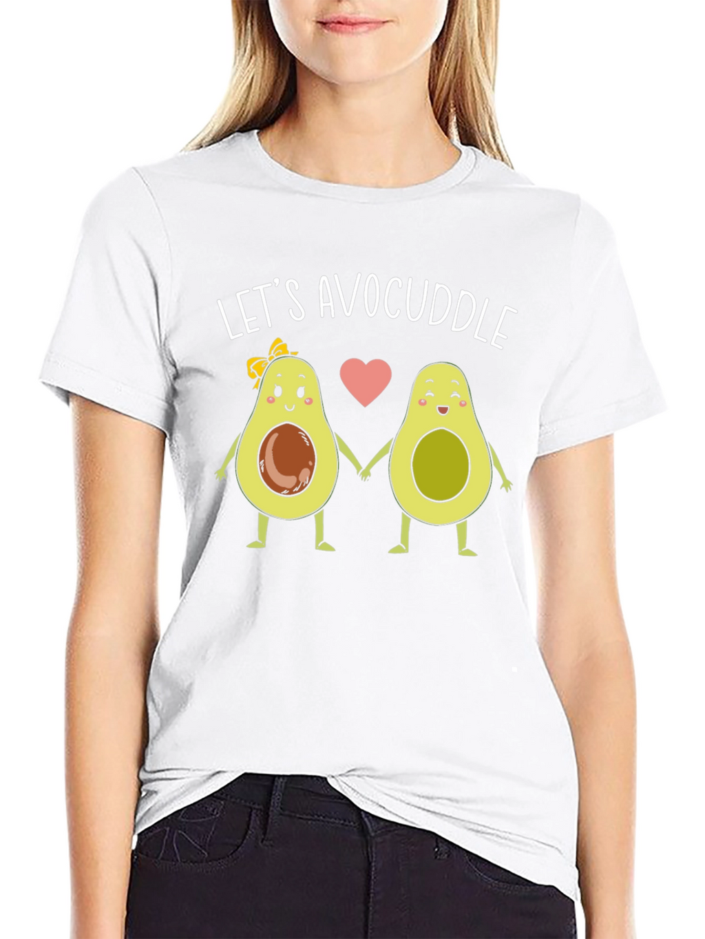 Lets Avocuddle T-Shirt - Cute Avocado Couple Tee
