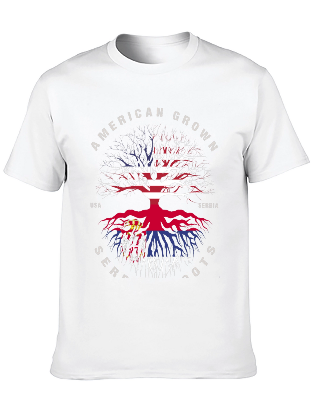American Grown Serbian Roots T-Shirt